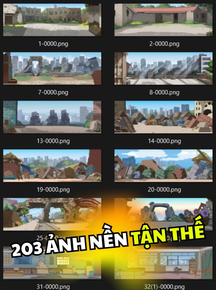 203 Ảnh Nền, Background Thế Giới Đổ Nát Tận Thế, Chiến Tranh, Sinh Tồn