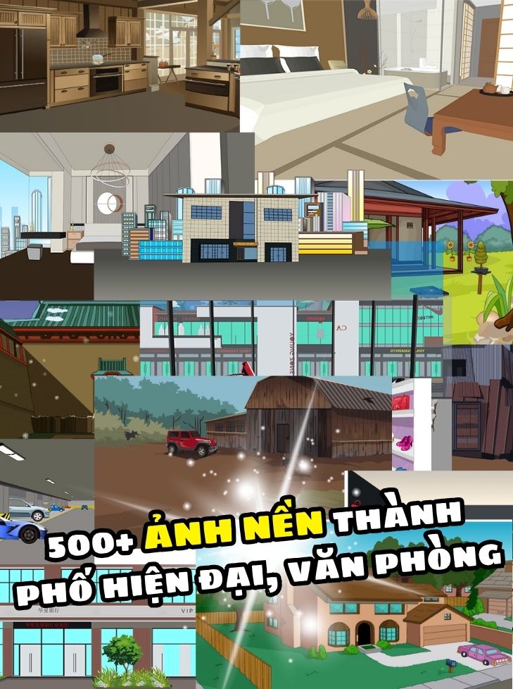 500+ Ảnh Nền Hiện Đại Thành Phố, Văn Phòng, Nội Thất Trong Hoạt Hình Điêu Khắc Cát