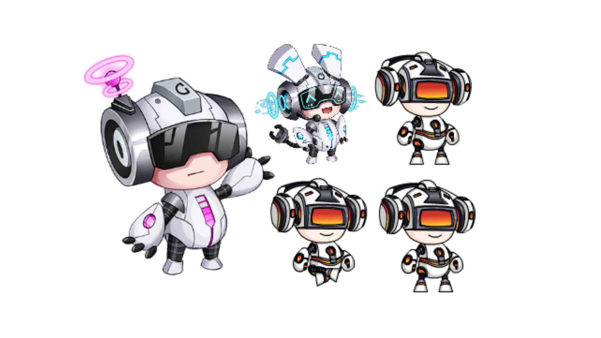 Ảnh 3 - 10 Dáng Nhân Vật Robot Hệ Thống, Người Máy Tương Lai Trong Hoạt Hình Điêu Khắc Cát