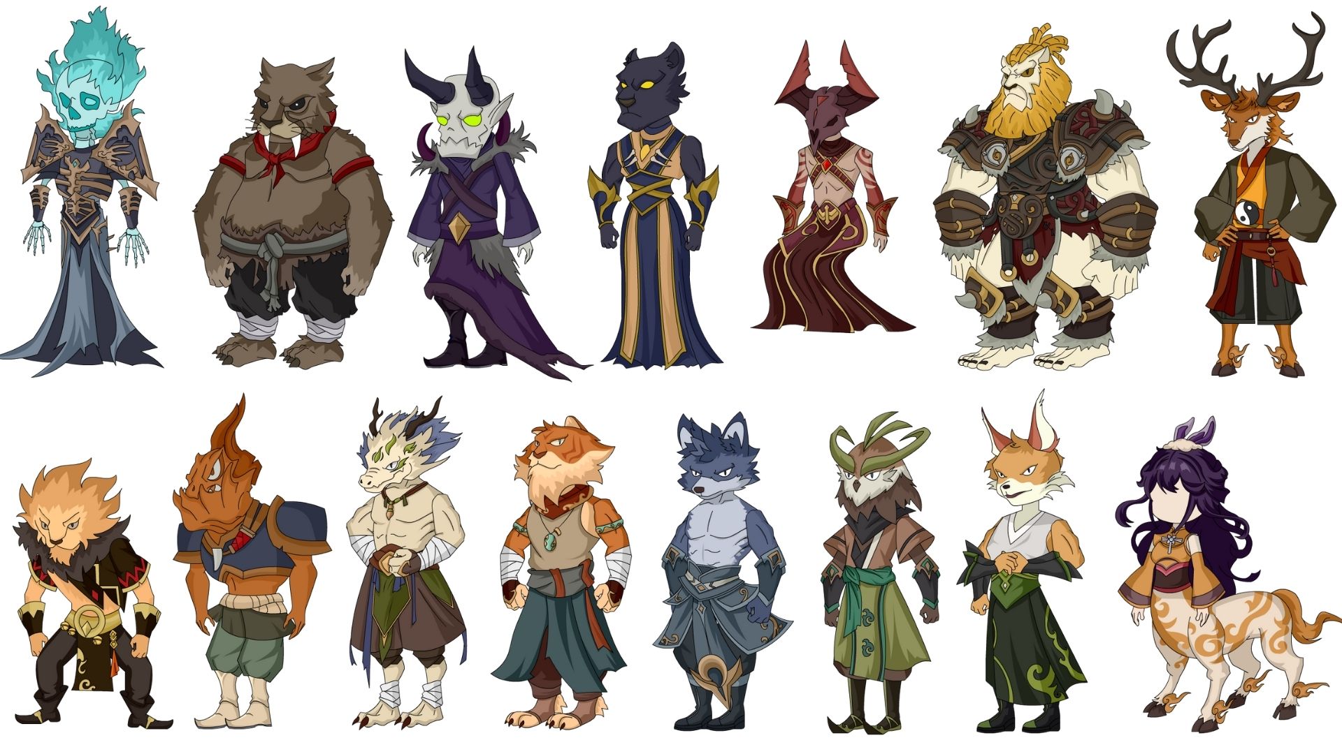 33 Nhân Vật Người Thú, Thú Tộc, Furry Trong Hoạt Hình Điêu Khắc Cát